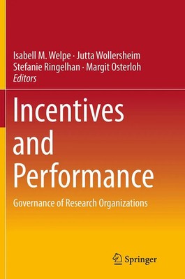 Isabell M. Welpe (u. a.) | Incentives and Performance | Taschenbuch | Englisch