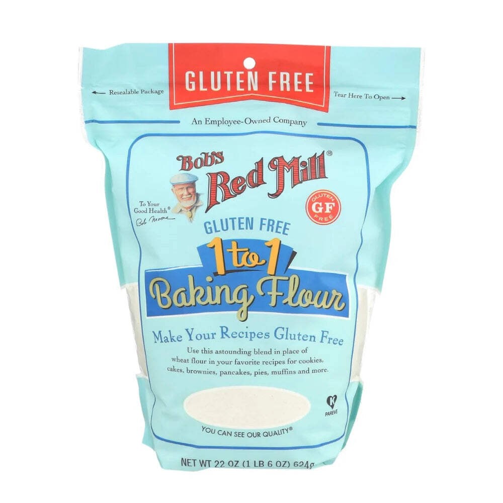 Bob’s Red Mill Gluten Free 1 to 1 Baking Flour 624g Cup for Cup