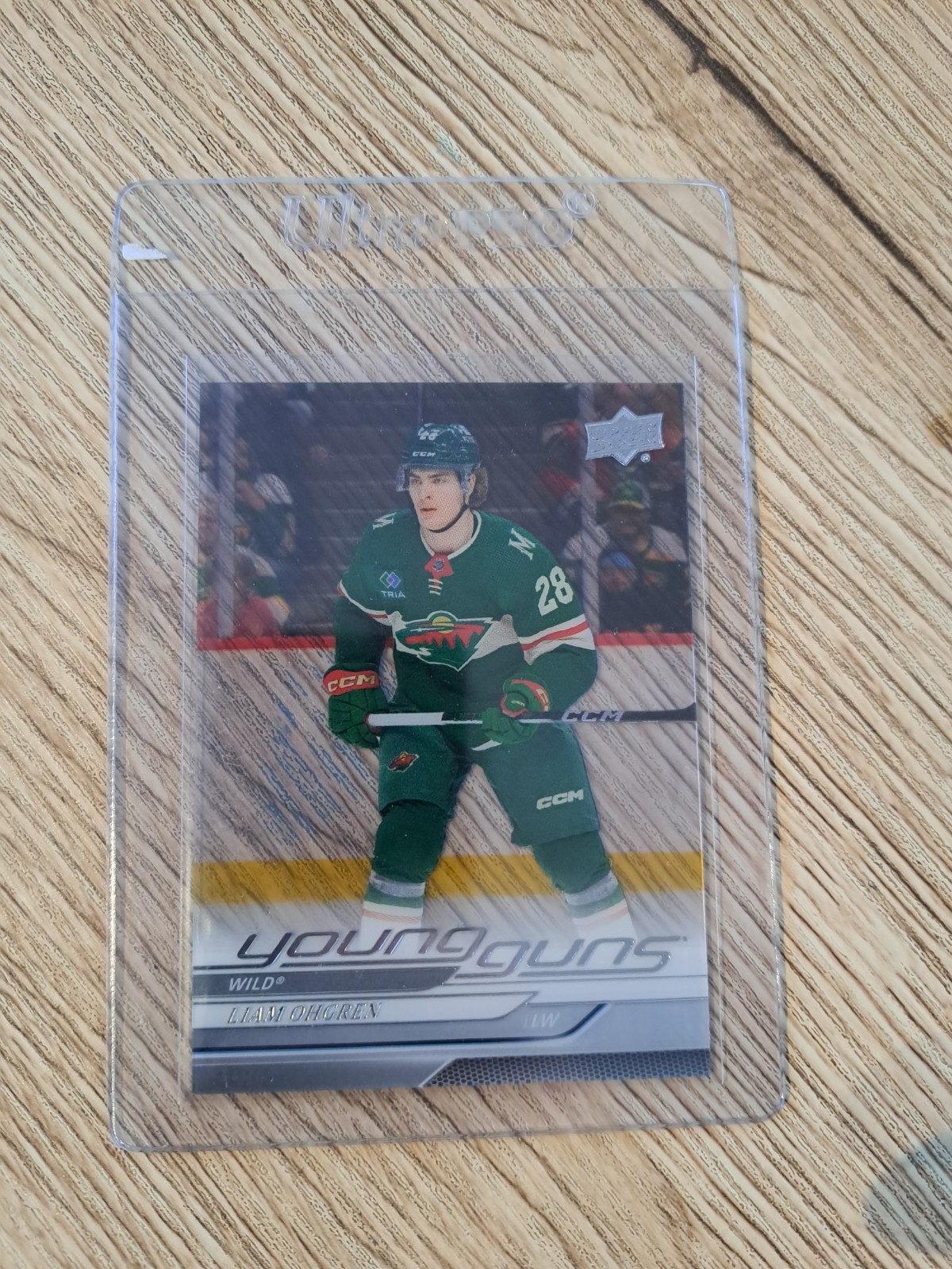 2024-25 UD #248 LIAM OHGREN YOUNG GUNS CLEAR CUT 24-25 UPPER DECK  WILD