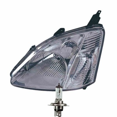 Halogen Scheinwerfer rechts H4 chrom für Honda Civic VII Hatchback inkl. Lampen