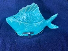 Vintage Chicken of the Sea Tuna Baker Server Bauer Pottery Made in CA Blue