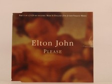 ELTON JOHN PLEASE (CD 1) (L31) 3 Track CD Single including Picture Sleeve MERCUR