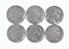 1930-1937 XF/AU Better Condition: Great Detail in Buffalo Horn 6 Coin Lot *684