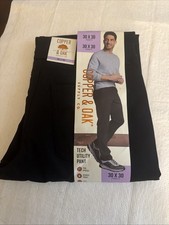 Copper and Oak Supply Co Utility Pants Men 30x30 Black Straight Fit Tech Stretch