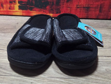 RockDove Women's Adjustable Wrap Memory Foam Slide Slipper, Size US 9-10