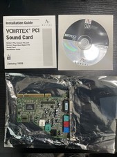 Turtle Beach Aureal Vortex AU8820 PCI Sound Card DOS Retro Gaming