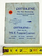 Cottolene The New Shortening Booklet The N.K. Fairbank Company Vintage