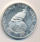 1974 EL PASO MINT EL PASO TEXAS  1 TROY OUNCE 999 SILVER ROUND