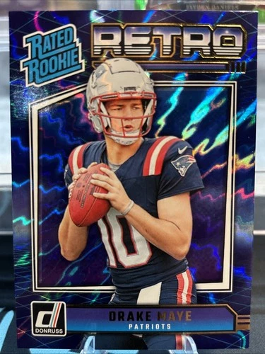 2024 Panini Donruss - Rated Rookie Retro Drake Maye #16 (RC)