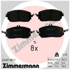 Satz Bremsbeläge 24645287 Bremsklötze vorne für Mercedes GLC C254 X254