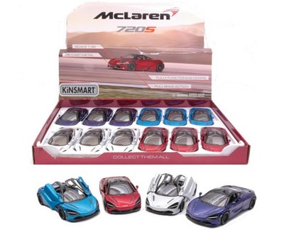 1 PEZZO Kinsmart MC LAREN 720S 2017 cm 12 COL.ASS.1:36