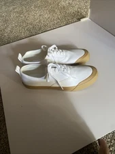 Todd Snyder Sperry Men’s White With Brown Soles Shoes Sz 10.  NWOB