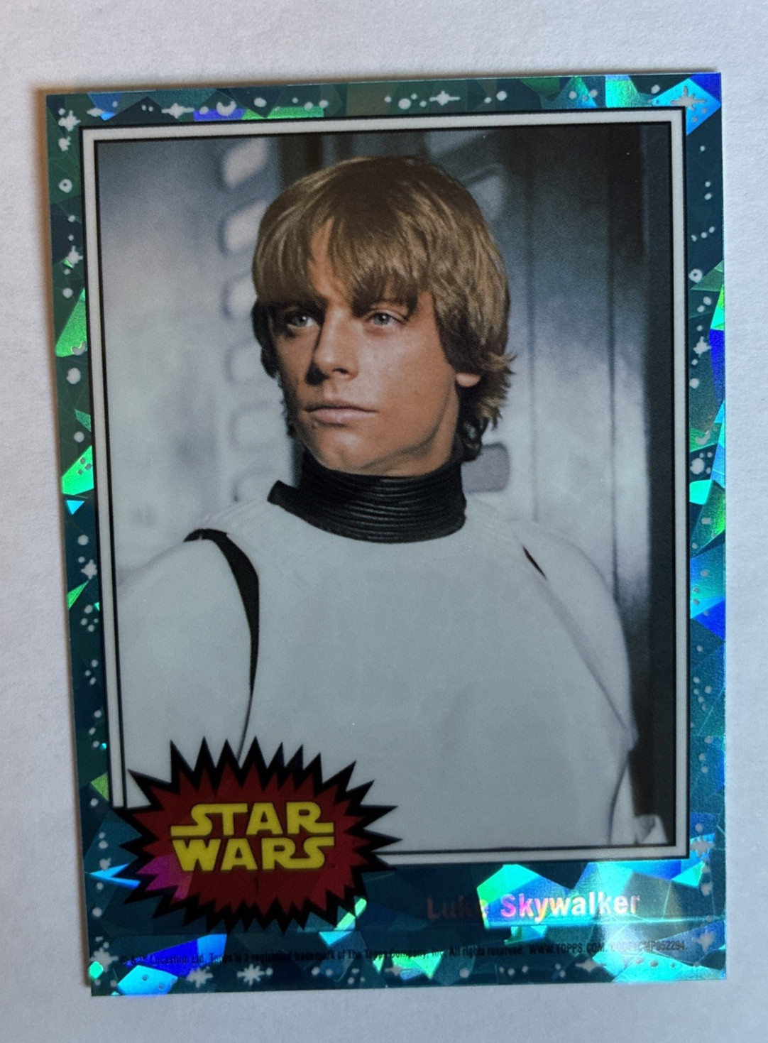 2022 Topps Star Wars Chrome Sapphire #1 Luke Skywalker