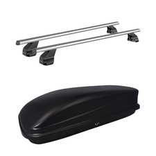 Barre per auto Fiat Panda Iii 319 5P Dal 12> in alluminio piu box 340lt