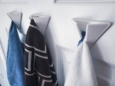 Set of 3 Minimalist Modern Design to Hang Towels, Clothes, or Anything