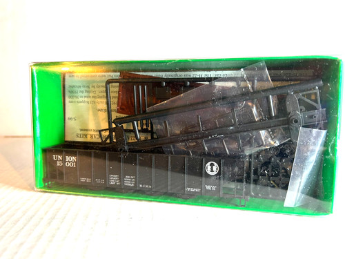 BOWSER SPECIAL RUN Union R.R. Coche tolva Clamshell 4 bahías #15001 KIT H.O. 1:87 | Zustand: Used