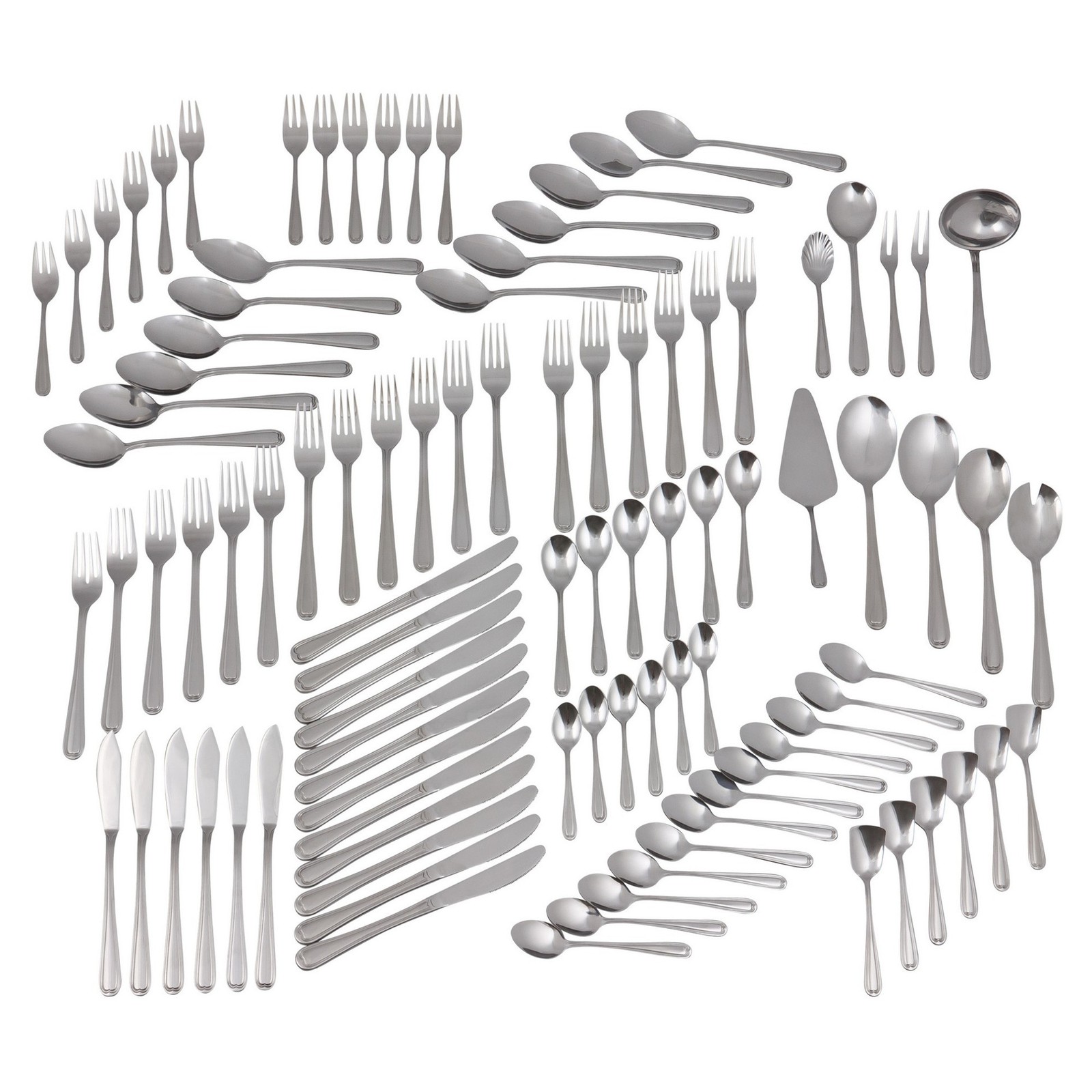 GRÄWE Besteckset Tafelbesteck 100-tlg. für 12 Personen Menübesteck Edelstahl