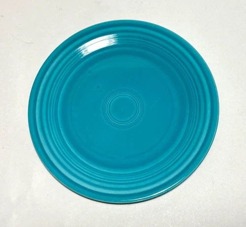 Vtg 1936-1969 Original Turquoise 9.5 inch Fiestaware Plate HLC discontinued
