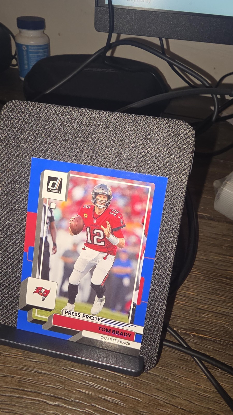 2022 Donruss #255 Tom Brady Blue Press Proof