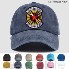 Customized Embroidered Hat 961st Airborne Air Control SQ Tactics, Trucker Hat