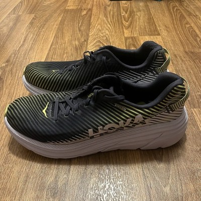 Hoka One One M Rincon 2 Running Shoes Men 11.5 Green White Navy Blue 1110514