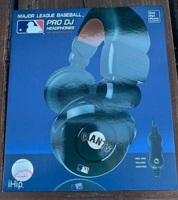 New MLB Pro DJ Wired Headphones Major League Baseball San Francisco Giants 3.5mm