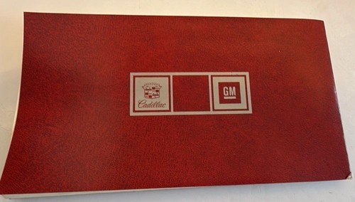 Cadillac 1976 Owners Manual Maintenance, Warranty, Documents Pouch ORIGINAL - Picture 6 of 24