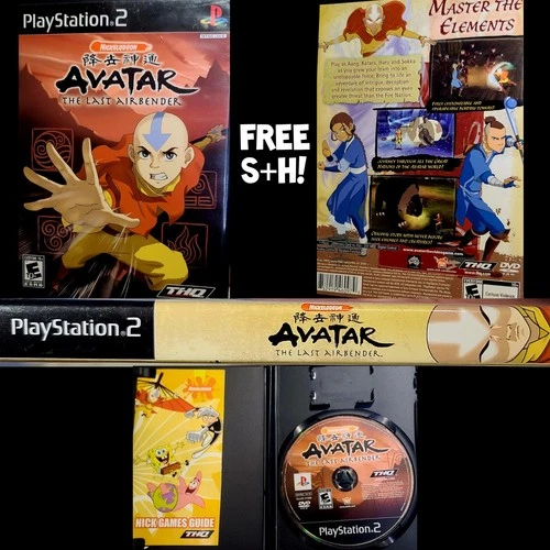 Avatar 06 The Last Airbender PS2 (Sony Playstation 2) FREE S+H !
