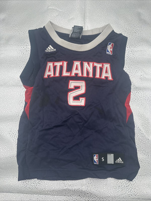 Vintage Atlanta Hawks Jersey Youth L #2 Joe Johnson NBA Basketball