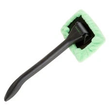 Windshield and Window Cleaner - Machine-Washable Microfiber Cloth Tool on Han...