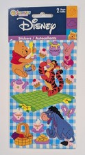 SandyLion Winnie The Pooh Tigger Eeyore Piglet Picnic Stickers Sealed Vintage