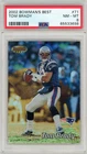 2002 Bowman's Best TOM BRADY #71 PSA 8
