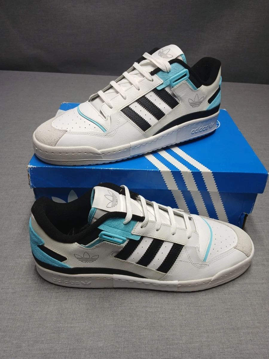 ayumi × MFC LOW OFF WHITE & LOW AQUA adidas Forum Exhibit Low White Pulse Aqua for Sale | Authenticity