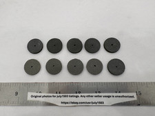 (10) NEW Rubber Emery Wheels for Dremel Grinding 7/8" Abrasive Rotary Tool (EM)