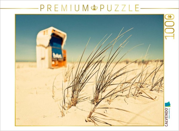 Calvendo Puzzle Sommerhitze Am Strand Von Amrum | 1000 Teile Lege-GrößE 64X48Cm-image