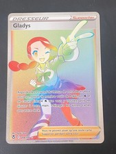 CARTE POKEMON GLADYS 204/195 FR SECRÈTE RARE EB TEMPETE ARGENTÉE - NM/M