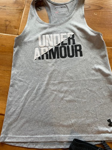 UNDER ARMOIR Girls Tank T-Shirt and Shorts Outfut Dri-Fit Medium M - Picture 2 of 6