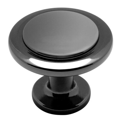 *5 Pack* Cosmas Cabinet Hardware Black Nickel Black Knobs #5560BN