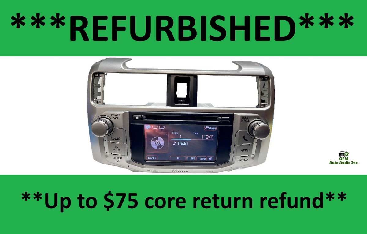 86140-35010 P10121 10-13 Toyota 4Runner AM FM CD Touch Bluetooth
