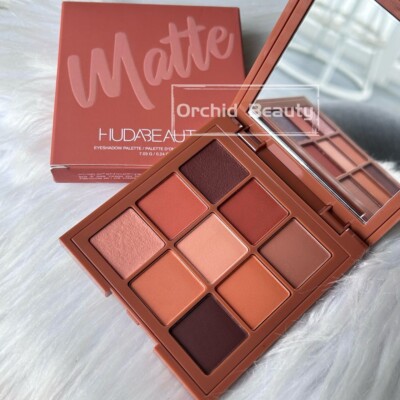 New Huda Beauty Matte Obsessions Eyeshadow Palette~Warm~Full size 7.03 g/0.24 oz