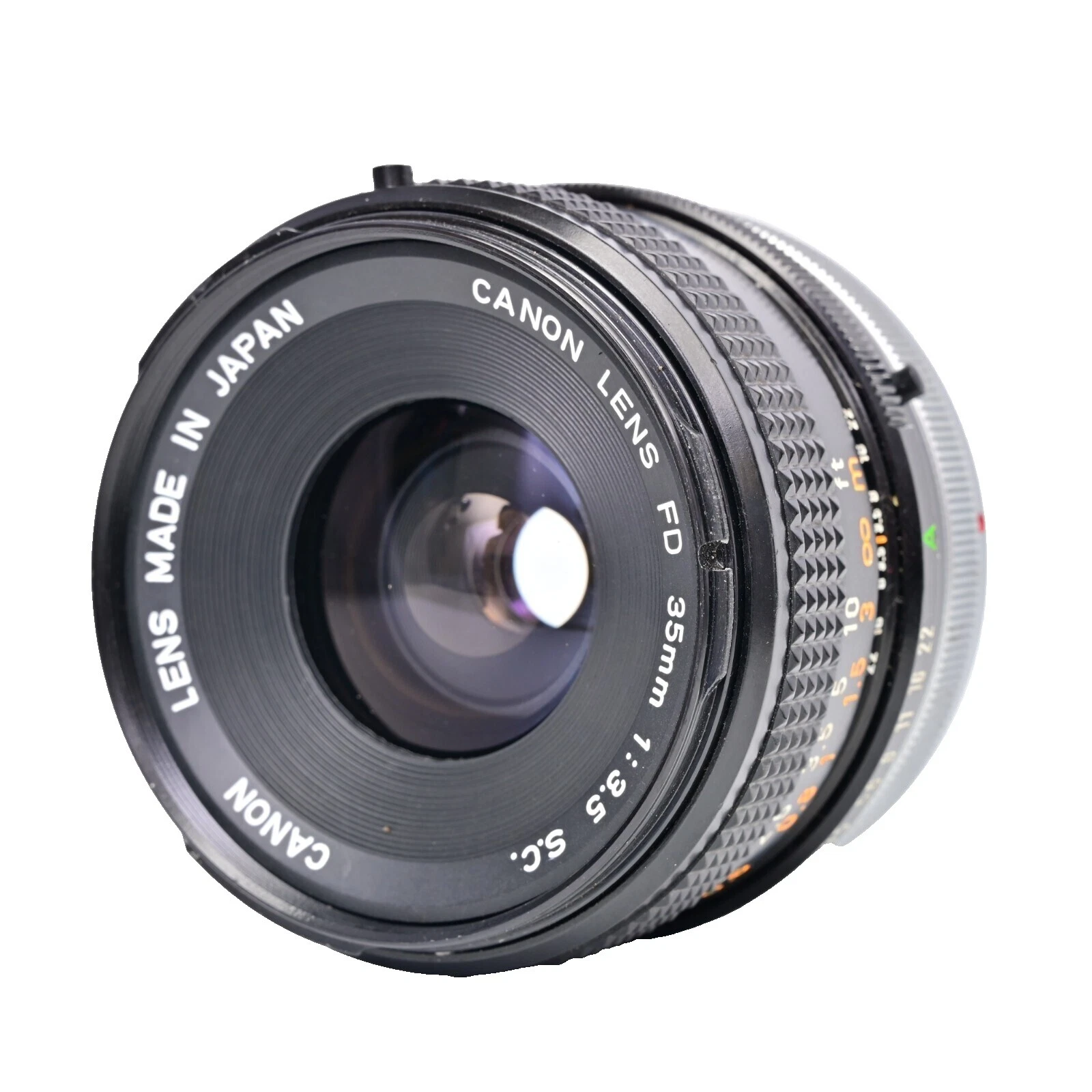 Canon FD Camera High Quality Lenses 35mm Focal