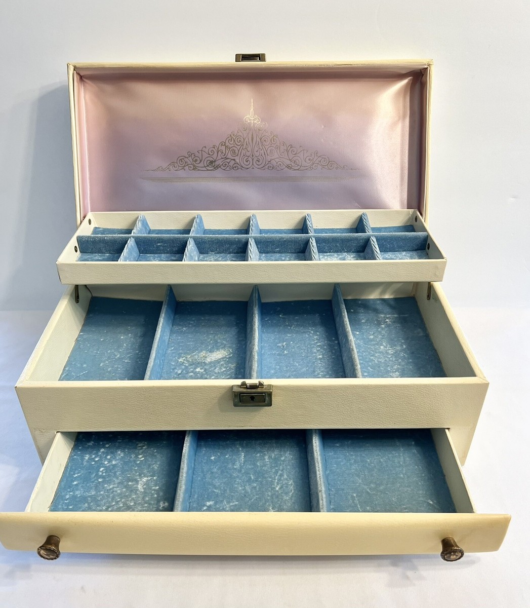 Vintage Lady Buxton Jewelry Box Large With Drawer