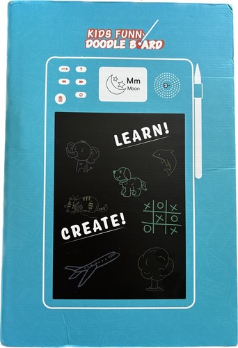 LCD Writing Tablet for Kids, 10.5'' Electronic Doodle Board Drawing Tablet-Blue - Photo 2/3
