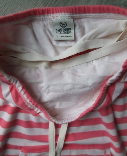 VTG Y2K VICTORIA'S SECRET PEACH/WHITE STRIPE STRAPLESS BANDED DRESS WOMENS SZ S - Picture 5 of 8