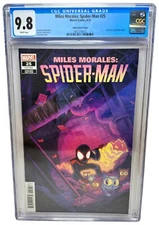 MILES  MORALES : SPIDER - MAN # 25 CGC 9.8  DAN HIPP 1:50 RATIO VARIANT!