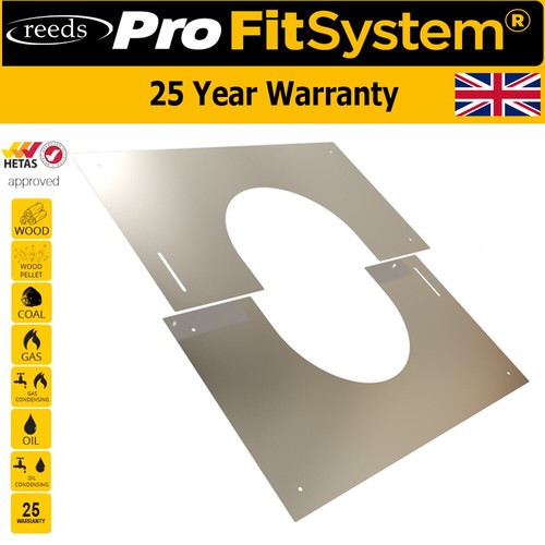 Stove Flue Twin WalI Insulated Kit 6 inch For Stoves - Stainless Steel 150mm - Picture 57 of 72