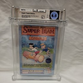 NES Nintendo Game SUPER TEAM GAMES - New & Factory Sealed! WATA 8.0 with B+ SEAL