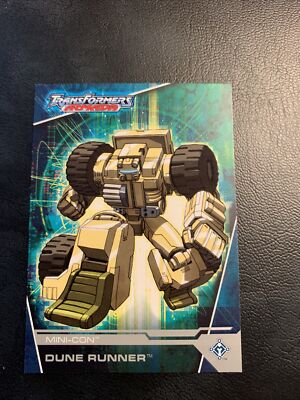 #3 Dune Runner mini con trading card 2003 Fleer Transformers Armada Cb27