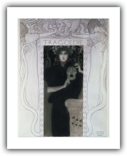 Gustav Klimt : "Tragedy" (1897) — Giclee Fine Art Print - Picture 5 of 7