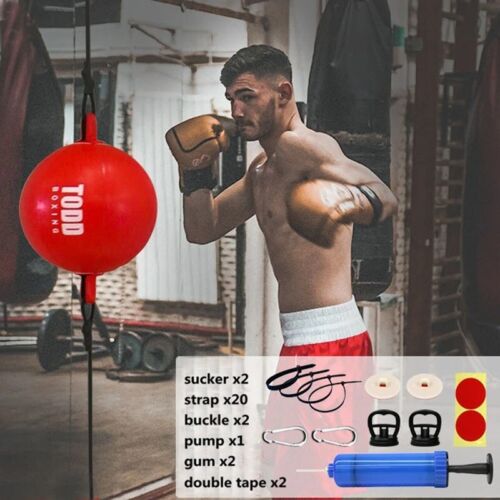 Boxing Sucker Speed Ball, Boxing Rapid Hit Stock Storage Sacchetto Aspirapolvere Sospeso - Foto 1 di 10